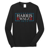 Kamala Harris Walz 2024 President Election Vote Usa Design Long Sleeve Shirt