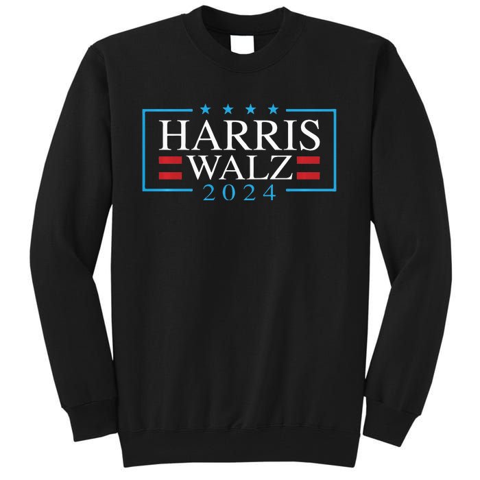 Kamala Harris Walz 2024 President Election Vote Usa Design Tall Sweatshirt