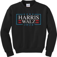 Kamala Harris Walz 2024 President Election Vote Usa Design Kids Sweatshirt