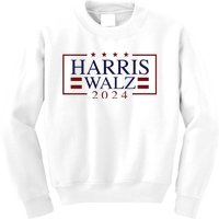 Kamala Harris Walz 2024 President Election Vote Usa Design Kids Sweatshirt