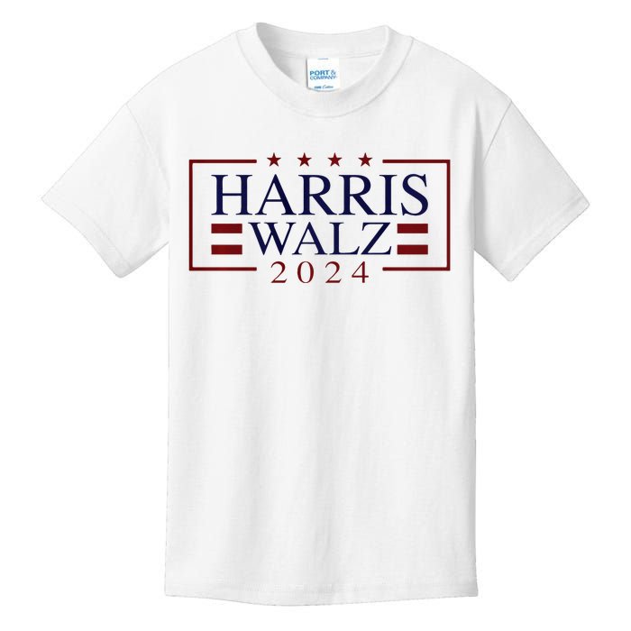 Kamala Harris Walz 2024 President Election Vote Usa Design Kids T-Shirt