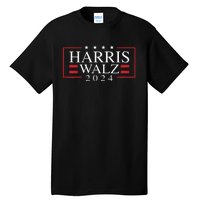 Kamala Harris Walz 2024 President Election Vote Usa Design Tall T-Shirt