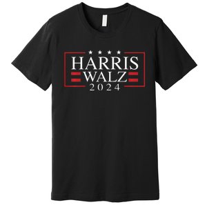 Kamala Harris Walz 2024 President Election Vote Usa Design Premium T-Shirt