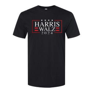 Kamala Harris Walz 2024 President Election Vote Usa Design Softstyle CVC T-Shirt