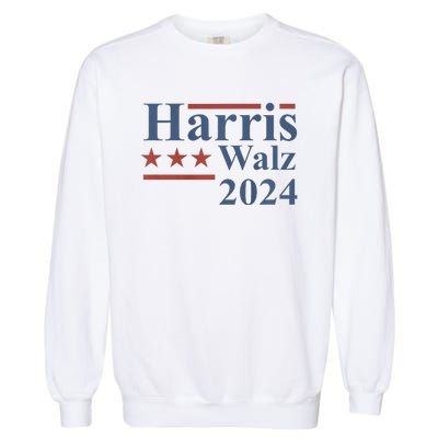 Kamala Harris Walz 2024 Garment-Dyed Sweatshirt