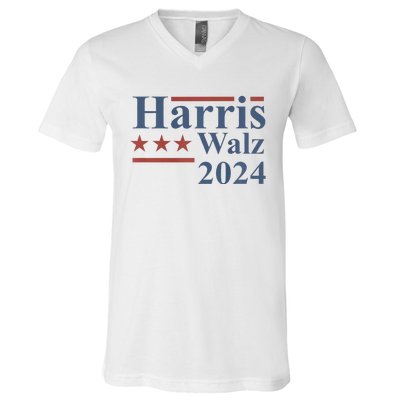 Kamala Harris Walz 2024 V-Neck T-Shirt