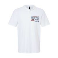 Kamala Harris Walz 2024 Softstyle Adult Sport Polo