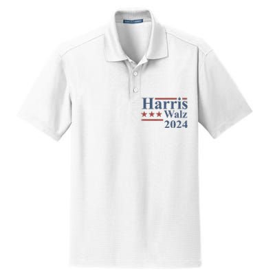 Kamala Harris Walz 2024 Dry Zone Grid Polo