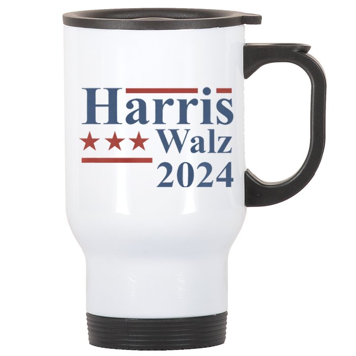 Kamala Harris Walz 2024 Stainless Steel Travel Mug