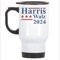 Kamala Harris Walz 2024 Stainless Steel Travel Mug