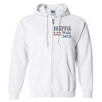 Kamala Harris Walz 2024 Full Zip Hoodie