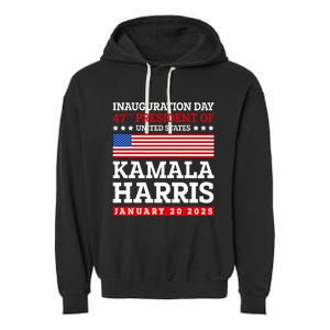 Kamala Harris Won 2024 Election Inauguration January 20 2025 Garment-Dyed Fleece Hoodie