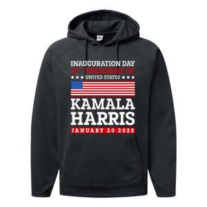 Kamala Harris Won 2024 Election Inauguration January 20 2025 Performance Fleece Hoodie