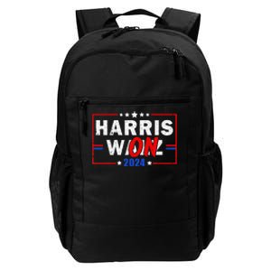 Kamala Harris Won 2024 Election Inauguration January 20 2025 Daily Commute Backpack