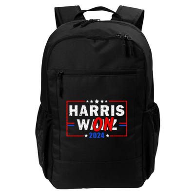 Kamala Harris Won 2024 Election Inauguration January 20 2025 Daily Commute Backpack