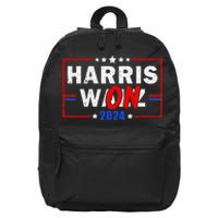 Kamala Harris Won 2024 Election Inauguration January 20 2025 16 in Basic Backpack