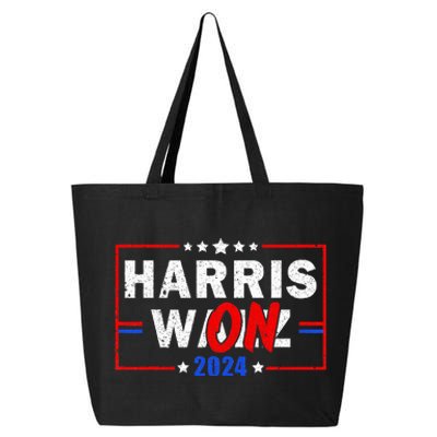 Kamala Harris Won 2024 Election Inauguration January 20 2025 25L Jumbo Tote