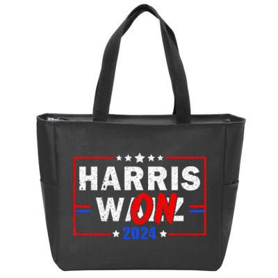 Kamala Harris Won 2024 Election Inauguration January 20 2025 Zip Tote Bag