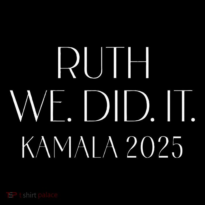Kamala Harris Wins Election Ruth We Did It 2025 Metallic Star Ornament