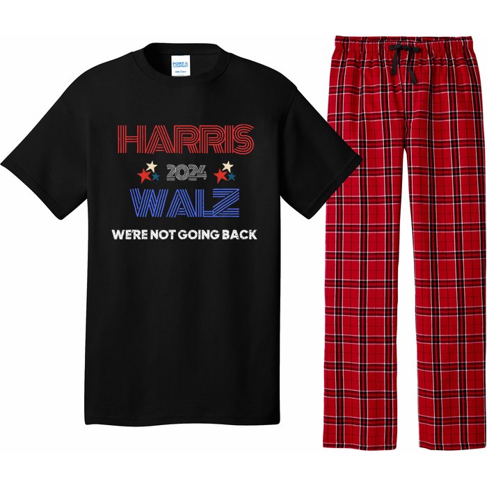 Kamala Harris WeRe Not Going Back Pajama Set