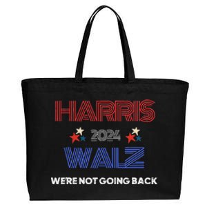 Kamala Harris WeRe Not Going Back Cotton Canvas Jumbo Tote