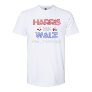 Kamala Harris WeRe Not Going Back Softstyle CVC T-Shirt