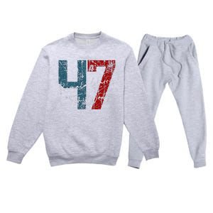 Kamala Harris Walz 2024 Harris Waltz Democratic 47 Premium Crewneck Sweatsuit Set