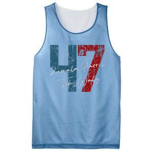 Kamala Harris Walz 2024 Harris Waltz Democratic 47 Mesh Reversible Basketball Jersey Tank