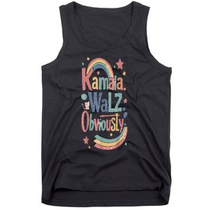 Kamala Harris Walz Obviously Rainbow Pride Tank Top