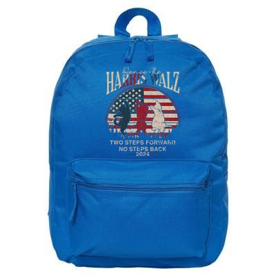 Kamala Harris Walz 2024 Waltz Dance 2 Steps Forward Not Back 16 in Basic Backpack