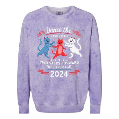 Kamala Harris Walz 2024 Waltz Colorblast Crewneck Sweatshirt