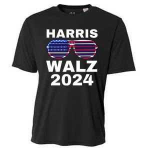 Kamala Harris Waltz American Flag Cooling Performance Crew T-Shirt