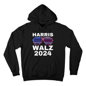 Kamala Harris Waltz American Flag Hoodie