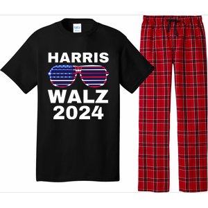 Kamala Harris Waltz American Flag Pajama Set