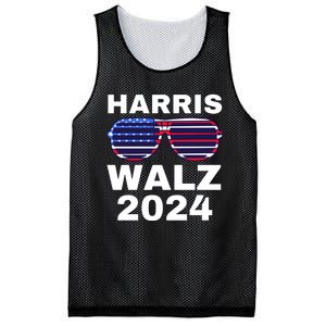 Kamala Harris Waltz American Flag Mesh Reversible Basketball Jersey Tank