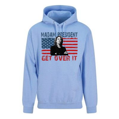 Kamala Harris Won The Elections 2024 Shirts Get Over It Unisex Surf Hoodie