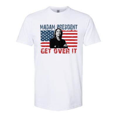 Kamala Harris Won The Elections 2024 Shirts Get Over It Softstyle CVC T-Shirt