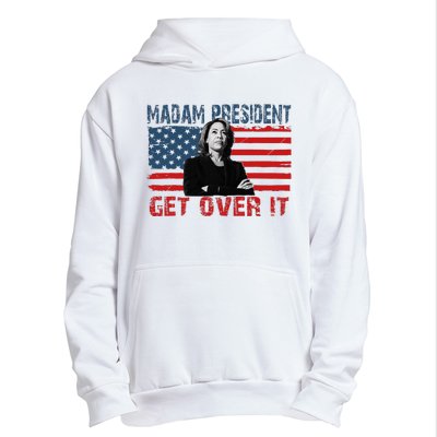 Kamala Harris Won The Elections 2024 Shirts Get Over It Urban Pullover Hoodie