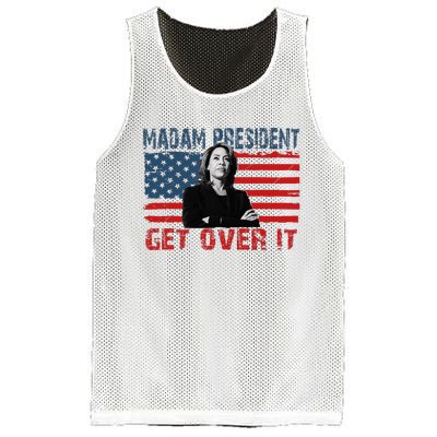 Kamala Harris Won The Elections 2024 Shirts Get Over It Mesh Reversible Basketball Jersey Tank