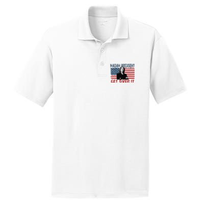 Kamala Harris Won The Elections 2024 Shirts Get Over It PosiCharge RacerMesh Polo