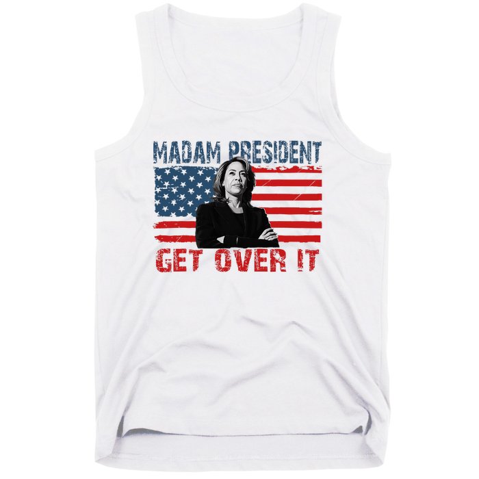 Kamala Harris Won The Elections 2024 Shirts Get Over It Tank Top