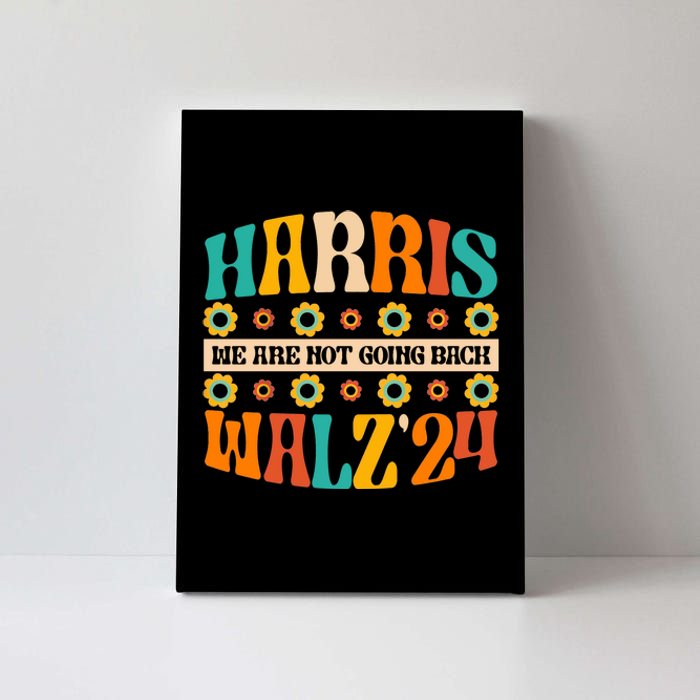 Kamala Harris Walz 2024 For President Election Campaign Boho Canvas