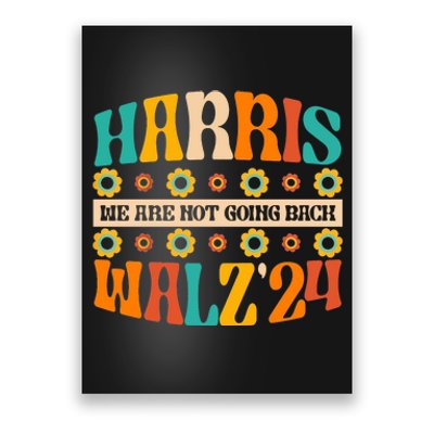 Kamala Harris Walz 2024 For President Election Campaign Boho Poster