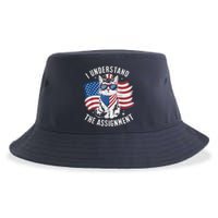 Kamala Harris Walz 2024 Cute Cat Sustainable Bucket Hat