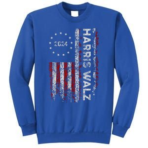 Kamala Harris Walz 2024 Harris Waltz Vp President 47th Flag Sweatshirt