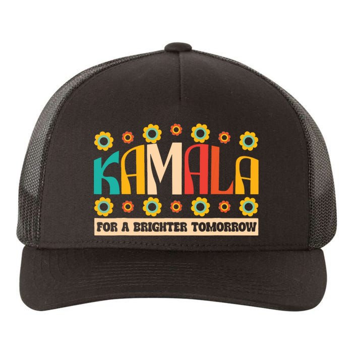 Kamala Harris Walz 2024 For President Election Campaign Boho Yupoong Adult 5-Panel Trucker Hat