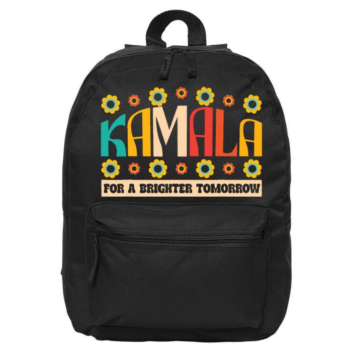 Kamala Harris Walz 2024 For President Election Campaign Boho 16 in Basic Backpack