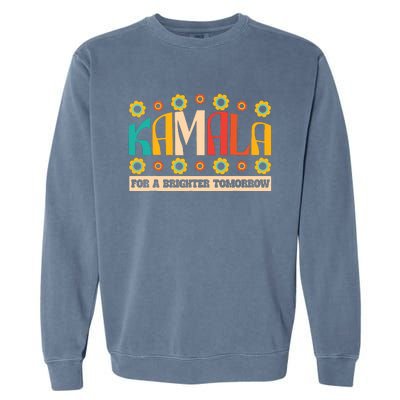 Kamala Harris Walz 2024 For President Election Campaign Boho Garment-Dyed Sweatshirt