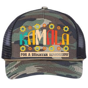 Kamala Harris Walz 2024 For President Election Campaign Boho Retro Rope Trucker Hat Cap