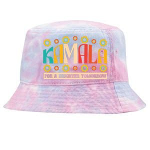 Kamala Harris Walz 2024 For President Election Campaign Boho Tie-Dyed Bucket Hat